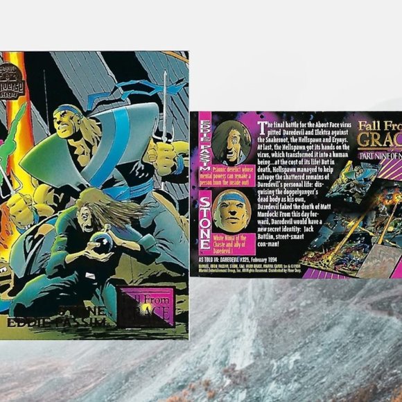 1994 Marvel Trading Cards - Fall From Grace Full Set of 9 - Picture 11 of 11